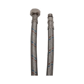   Csaptelep bekötő flexibilis cső vízre 30 cm, M10x18 - 3/8" KB