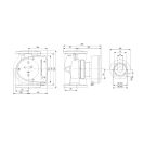 GRUNDFOS Magna1 32-120 F 220 keringető szivattyú, karimás, 220mm, DN32, 230V