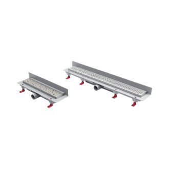   FixTrend Klasik 650 falsík melletti rozsdamentes zuhanyfolyóka, 650mm, matt 